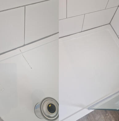 shower tray crack repair service completed in Gloucester shower tray crack repair service completed in Gloucester