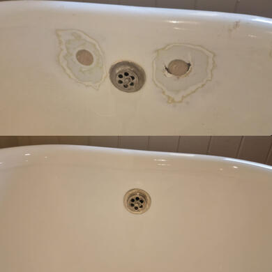 cast iron tap holes filled in and colour matched service in Gloucester cast iron tap holes filled in and colour matched service in Gloucester