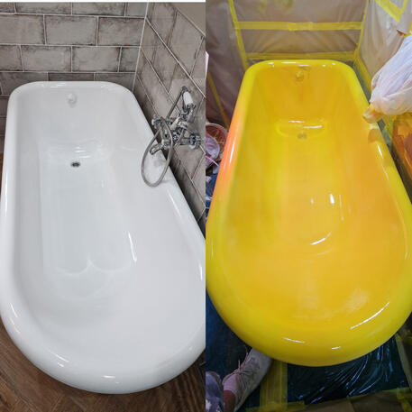 Cast iron Bath re-enamelling done in Cheltenham Cast iron Bath re-enamelling done in Cheltenham